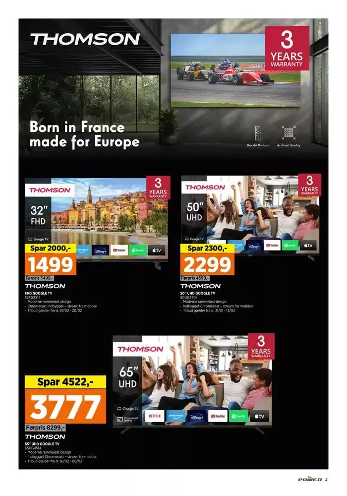 Angebote Power Gyldig indtil 11. februar - 25. februar 2025 - tilbudsavis side 41