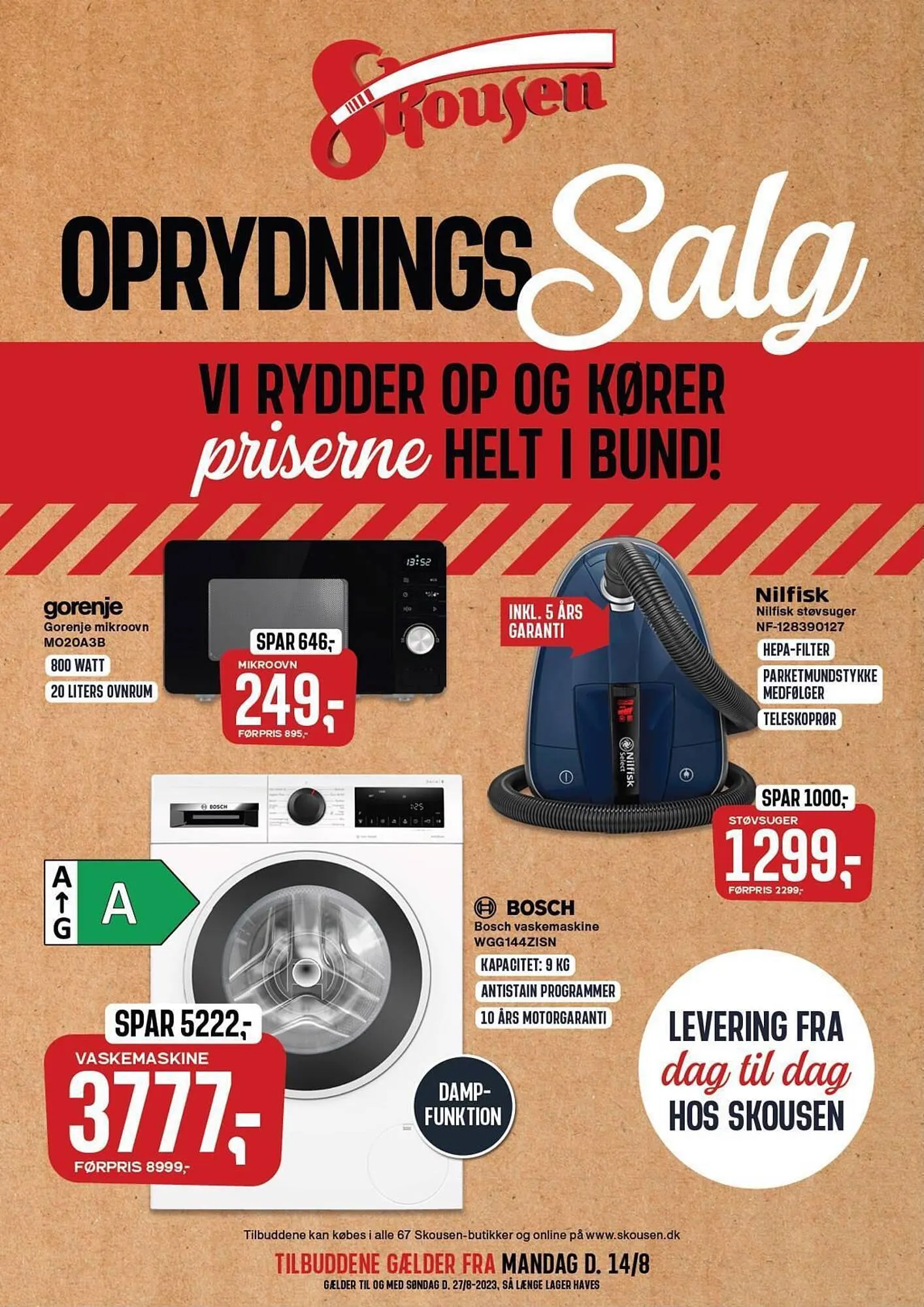 Skousen tilbudsavis Gyldig indtil 14. august - 27. august 2023 - tilbudsavis side 1