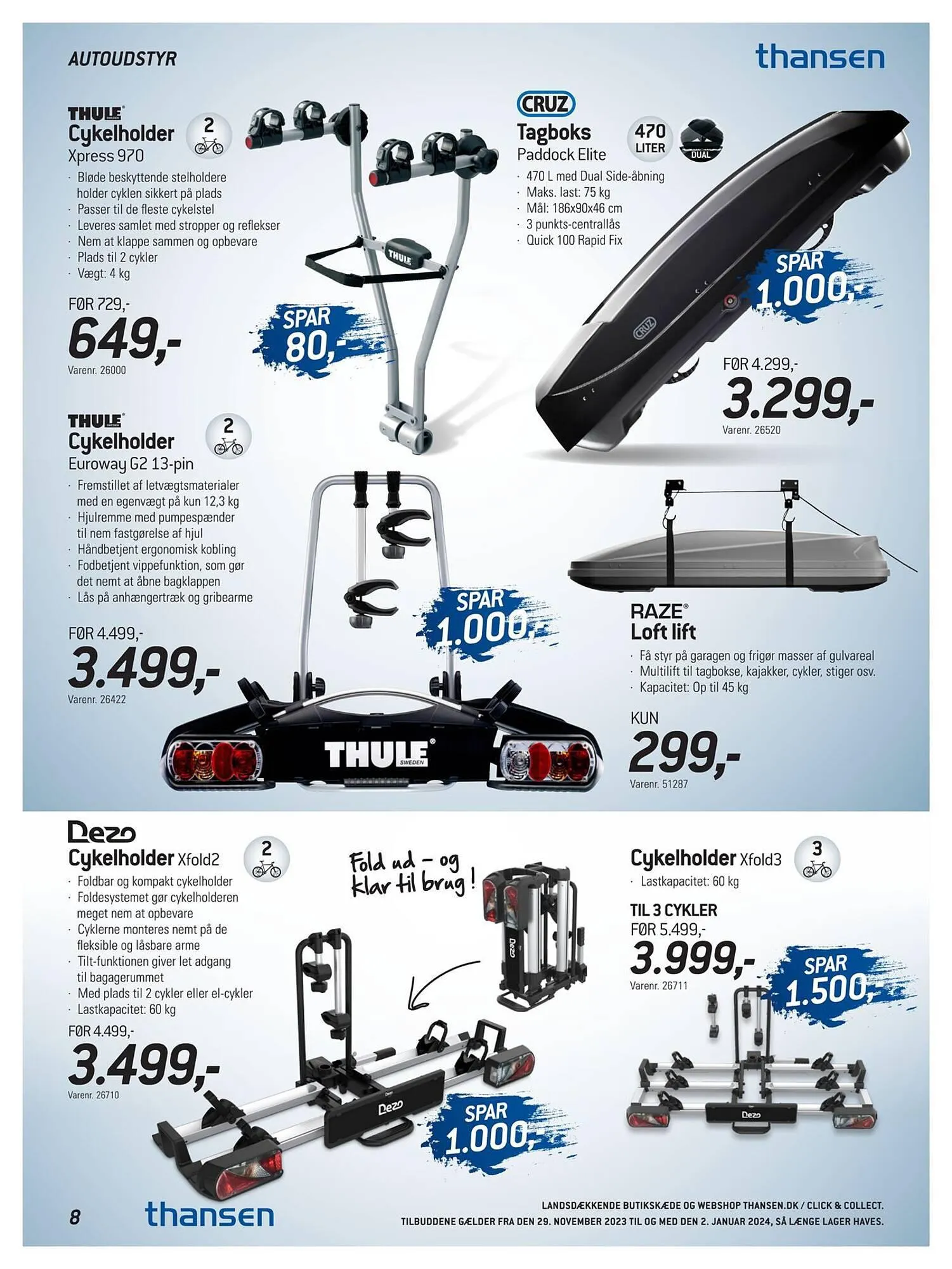 Thansen tilbudsavis Gyldig indtil 28. november - 2. januar 2024 - tilbudsavis side 8