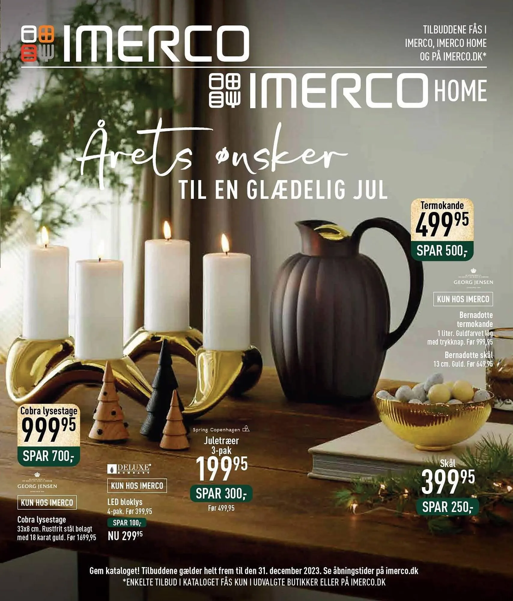 Imerco tilbudsavis Gyldig indtil 10. november - 31. december 2023 - tilbudsavis side 1