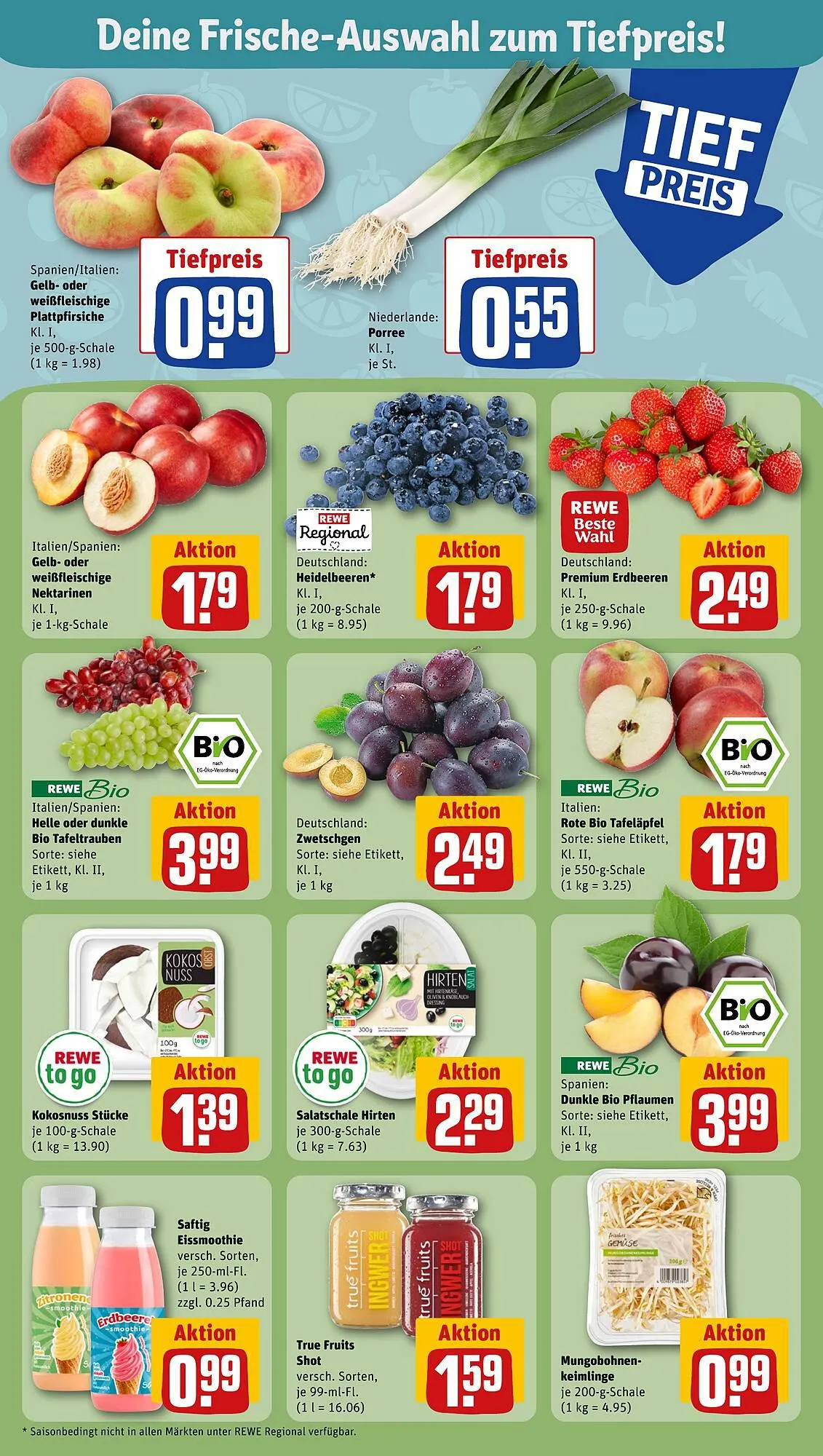 REWE tilbudsavis Gyldig indtil 17. juli - 22. juli 2023 - tilbudsavis side 4