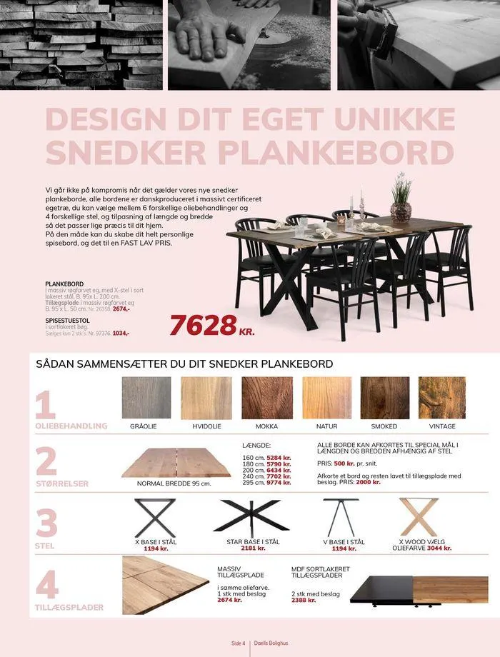 Daells Bolighus Inspiration til spisestuen Gyldig indtil 19. juli - 2. august 2024 - tilbudsavis side 4