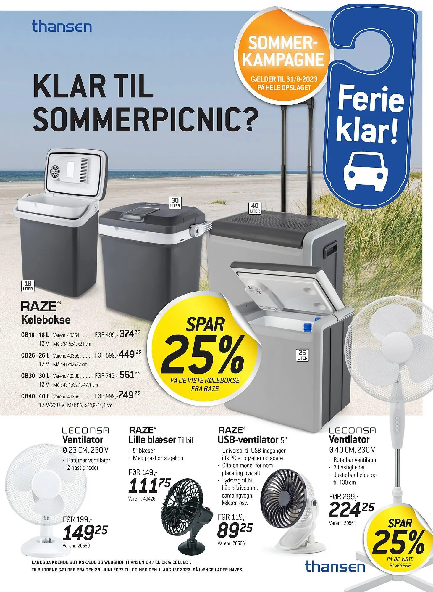 Thansen tilbudsavis Gyldig indtil 28. juni - 1. august 2023 - tilbudsavis side 13