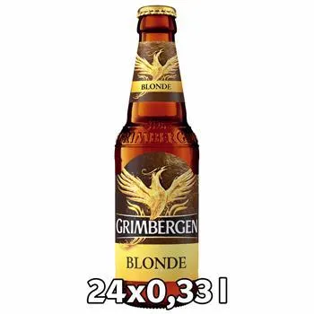 Grimbergen Blonde - Ale 6,7% specialøl, 24x33cl. flaske
