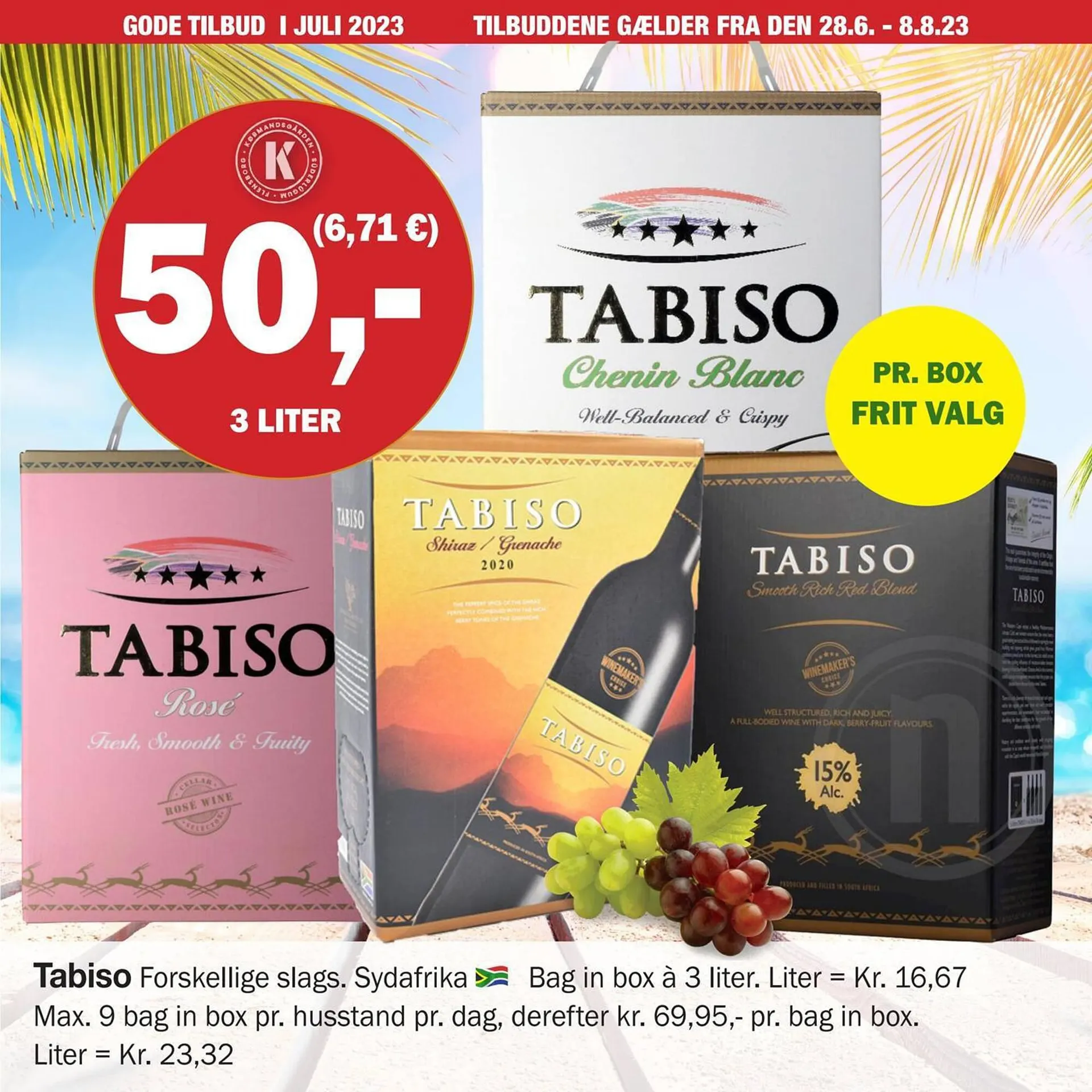 Købmandsgården tilbudsavis Gyldig indtil 27. juni - 8. august 2023 - tilbudsavis side 21