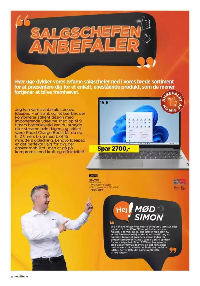 Angebote Power Gyldig indtil 11. februar - 25. februar 2025 - tilbudsavis side 28