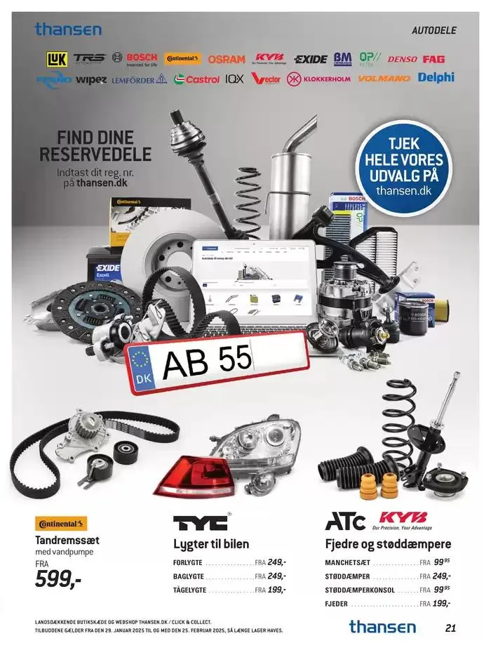 Aktuell kundeavis Thansen Gyldig indtil 29. januar - 25. februar 2025 - tilbudsavis side 21