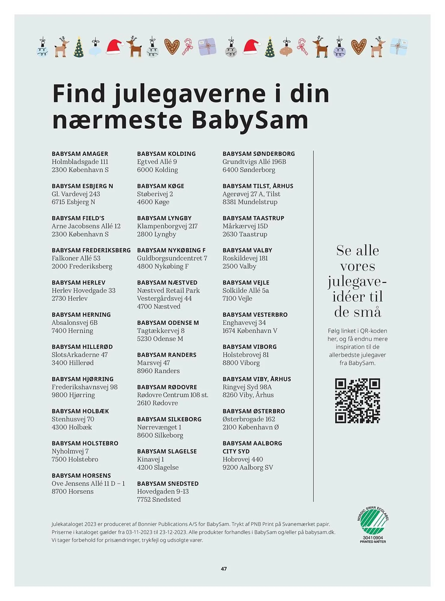 Babysam tilbudsavis Gyldig indtil 1. december - 23. december 2023 - tilbudsavis side 47