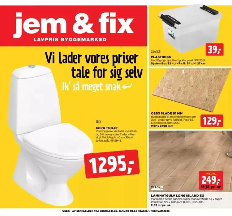 jem & fix Tilbudsavis - 1