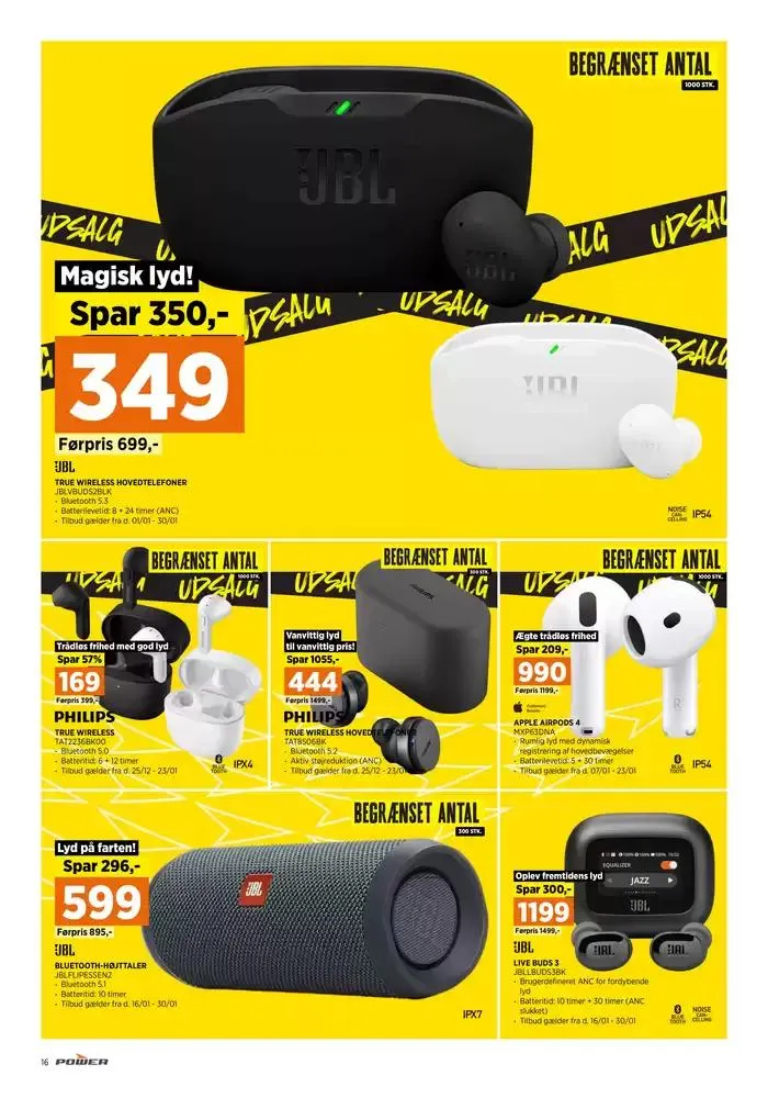 Angebote Power Gyldig indtil 23. januar - 6. februar 2025 - tilbudsavis side 16