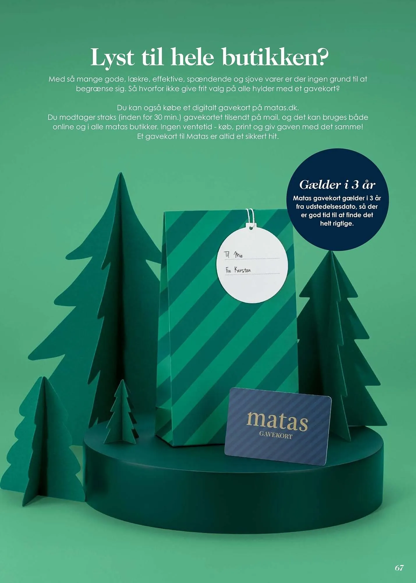 Matas tilbudsavis Gyldig indtil 2. november - 24. december 2023 - tilbudsavis side 67