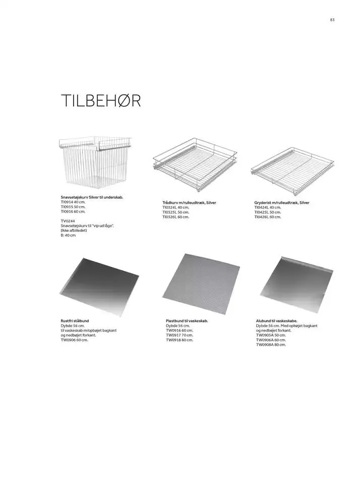 Tilbehørskatalog Gyldig indtil 7. januar - 31. december 2025 - tilbudsavis side 85