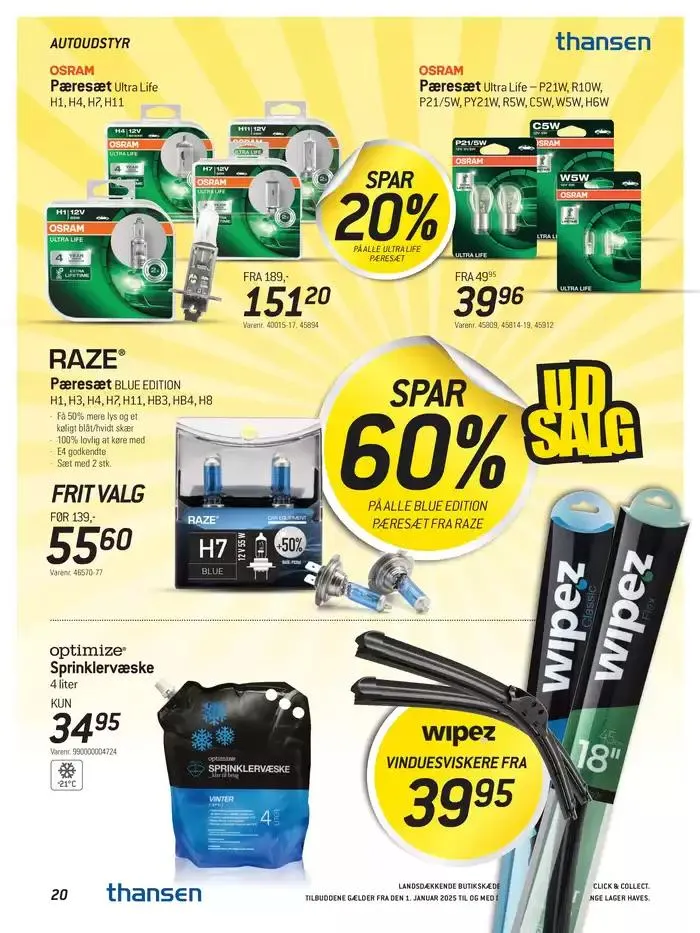 Aktuell kundeavis Thansen Gyldig indtil 1. januar - 28. januar 2025 - tilbudsavis side 20