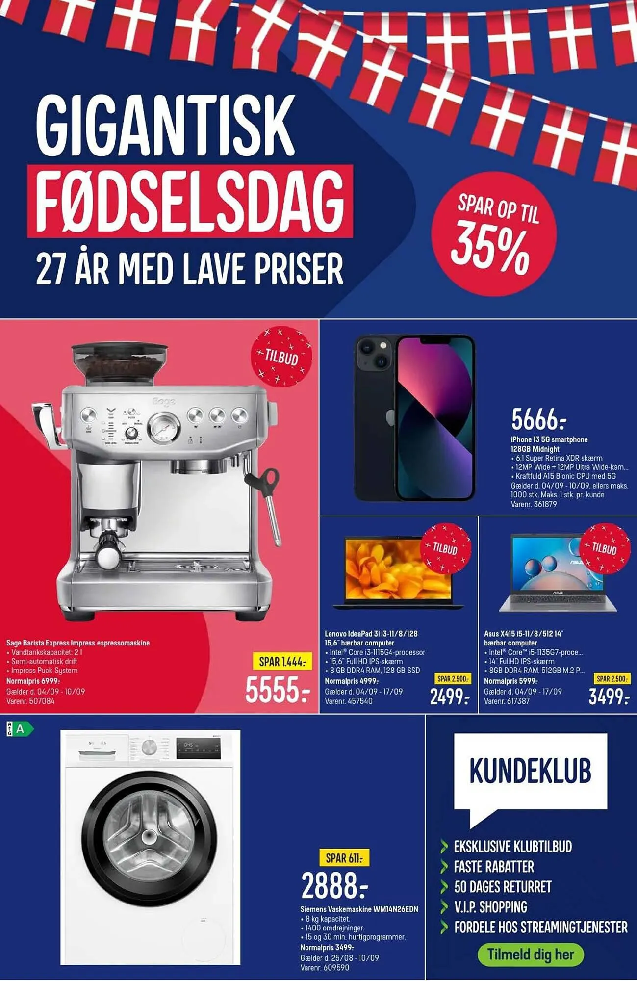 Elgiganten tilbudsavis Gyldig indtil 1. september - 10. september 2023 - tilbudsavis side 1