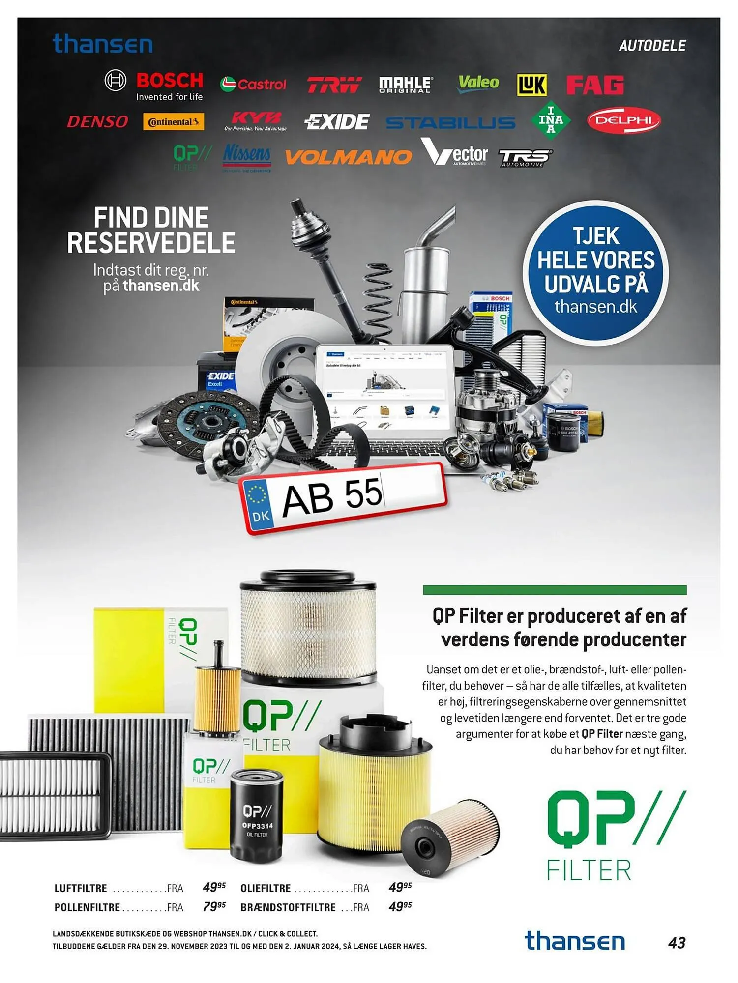 Thansen tilbudsavis Gyldig indtil 28. november - 2. januar 2024 - tilbudsavis side 43