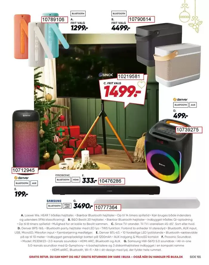 Aktuelle kup og tilbud Gyldig indtil 20. november - 4. december 2024 - tilbudsavis side 155