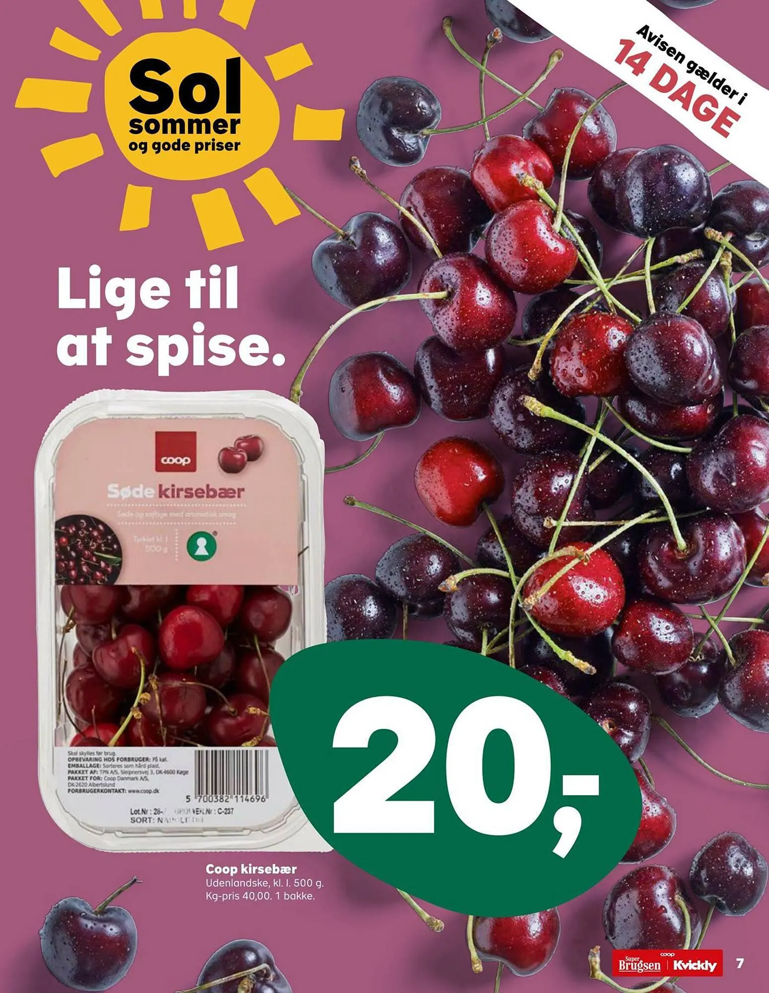 SuperBrugsen tilbudsavis Gyldig indtil 6. juli - 20. juli 2023 - tilbudsavis side 7