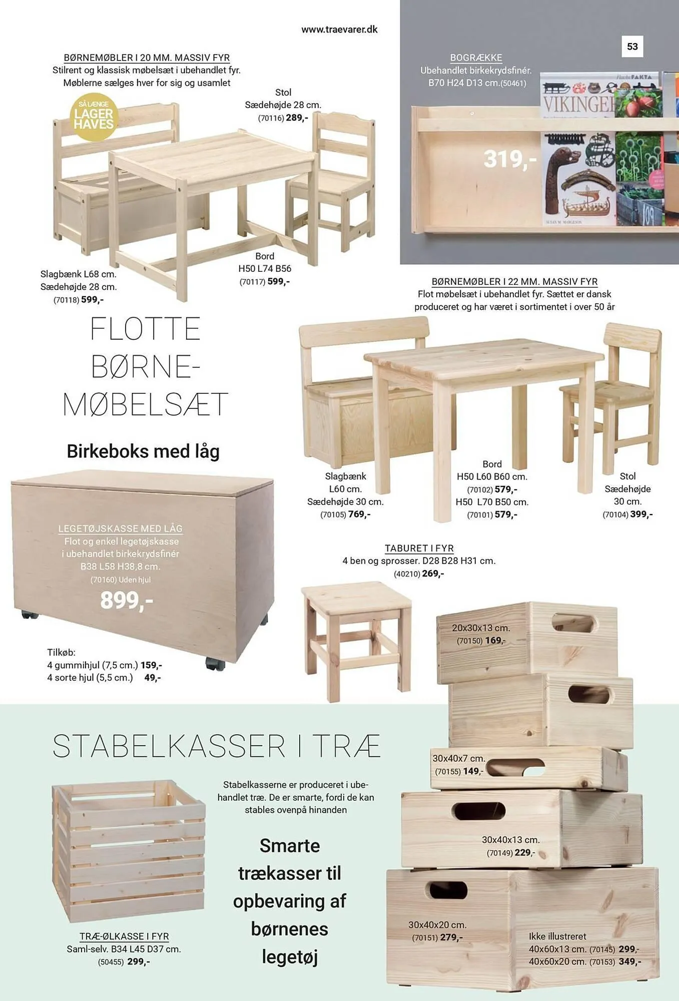 Trævarefabrikernes Udsalg tilbudsavis Gyldig indtil 18. januar - 31. december 2024 - tilbudsavis side 53