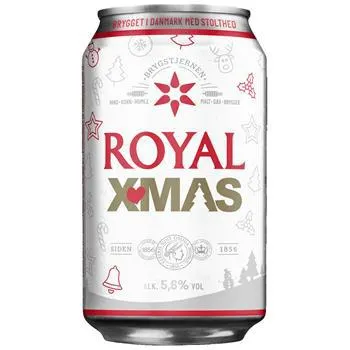 Royal X-mas Hvid 5,6% 24x0,33l ds.