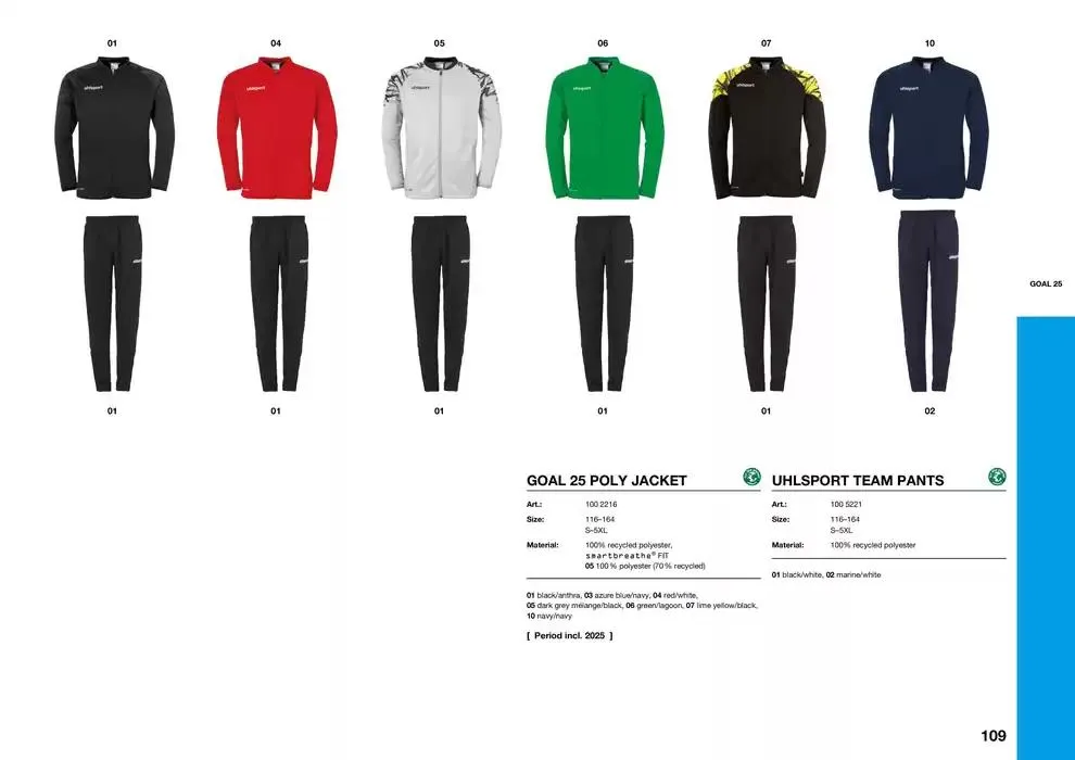 Uhlsport Gyldig indtil 5. februar - 31. december 2025 - tilbudsavis side 109