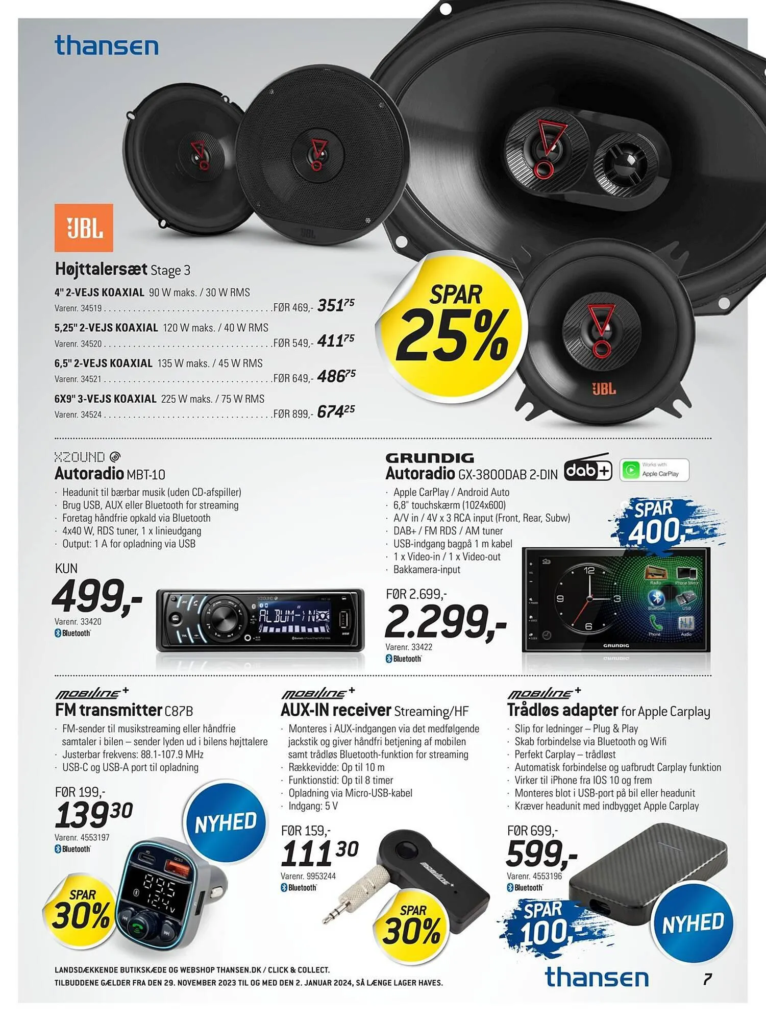 Thansen tilbudsavis Gyldig indtil 28. november - 2. januar 2024 - tilbudsavis side 7