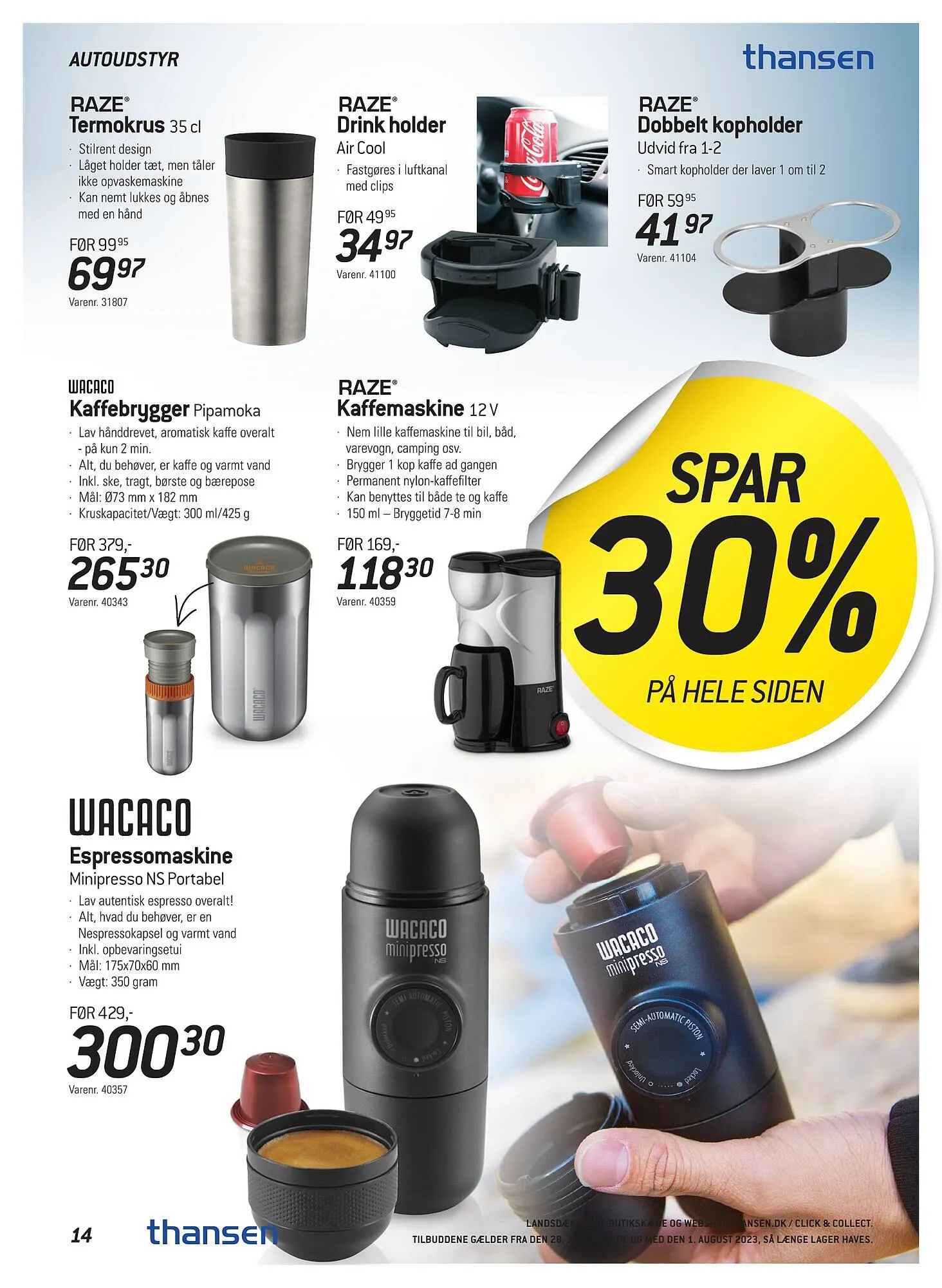 Thansen tilbudsavis Gyldig indtil 28. juni - 1. august 2023 - tilbudsavis side 14