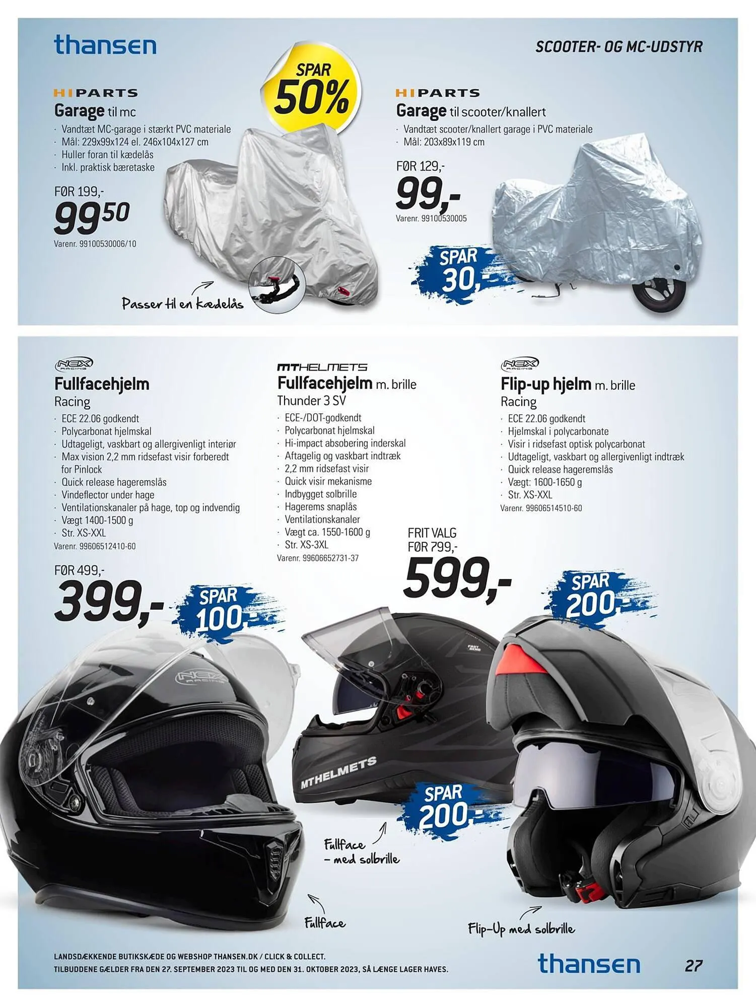 Thansen tilbudsavis Gyldig indtil 26. september - 31. oktober 2023 - tilbudsavis side 27