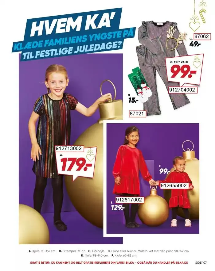 Aktuelle kup og tilbud Gyldig indtil 20. november - 4. december 2024 - tilbudsavis side 107