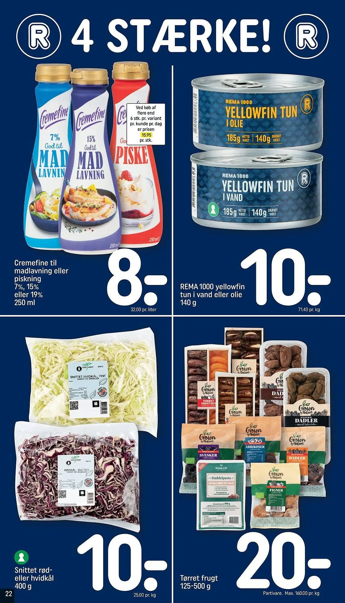 Rema 1000 tilbudsavis Gyldig indtil 9. december - 16. december 2023 - tilbudsavis side 22