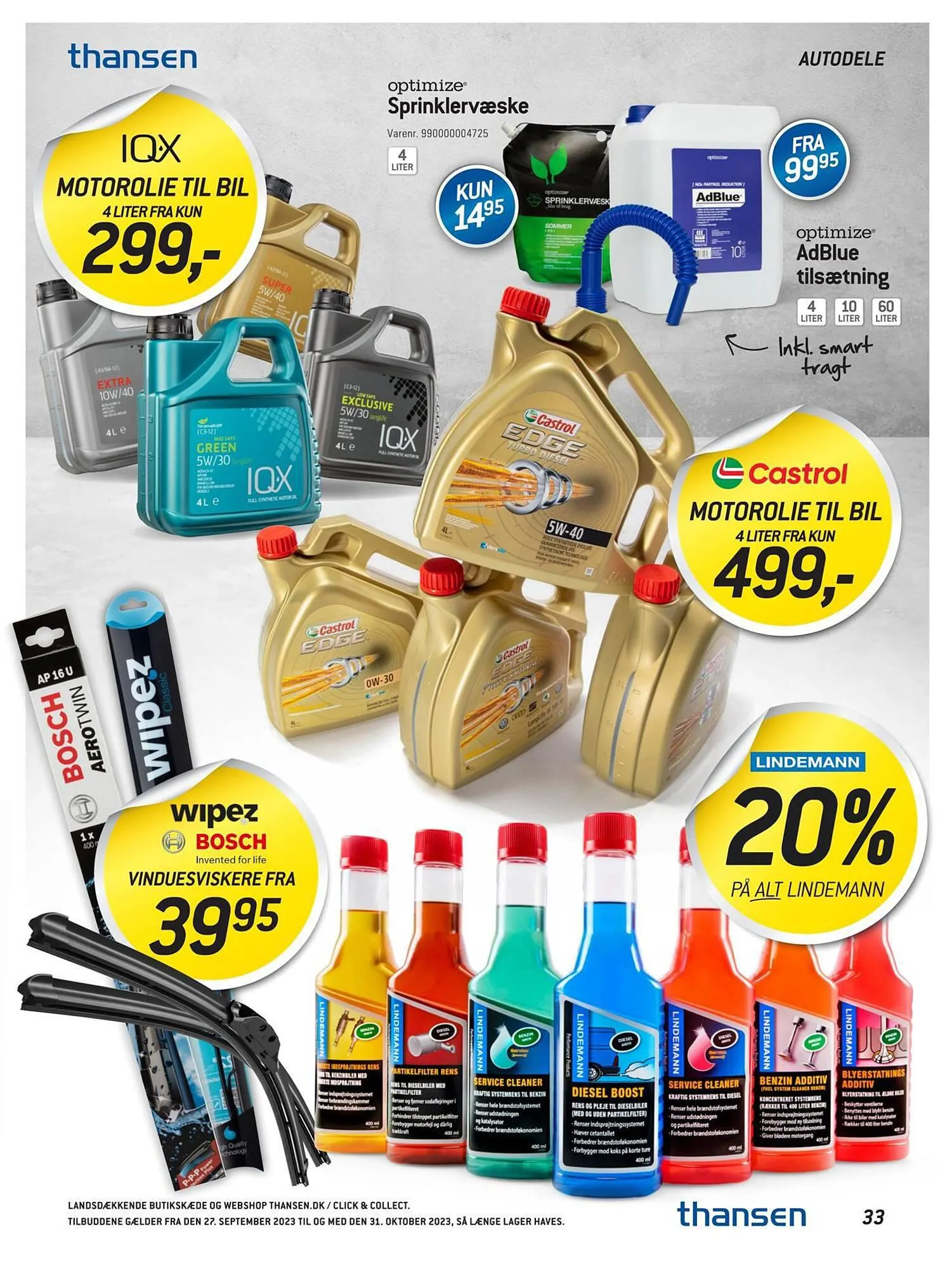 Thansen tilbudsavis Gyldig indtil 26. september - 31. oktober 2023 - tilbudsavis side 33