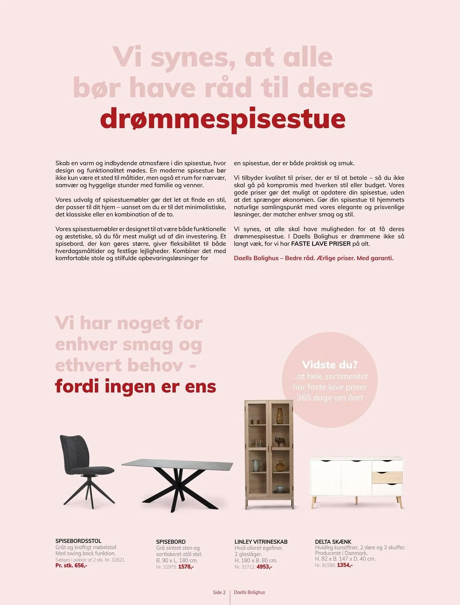 Daells Bolighus tilbudsavis Gyldig indtil 9. december - 26. maj 2025 - tilbudsavis side 2