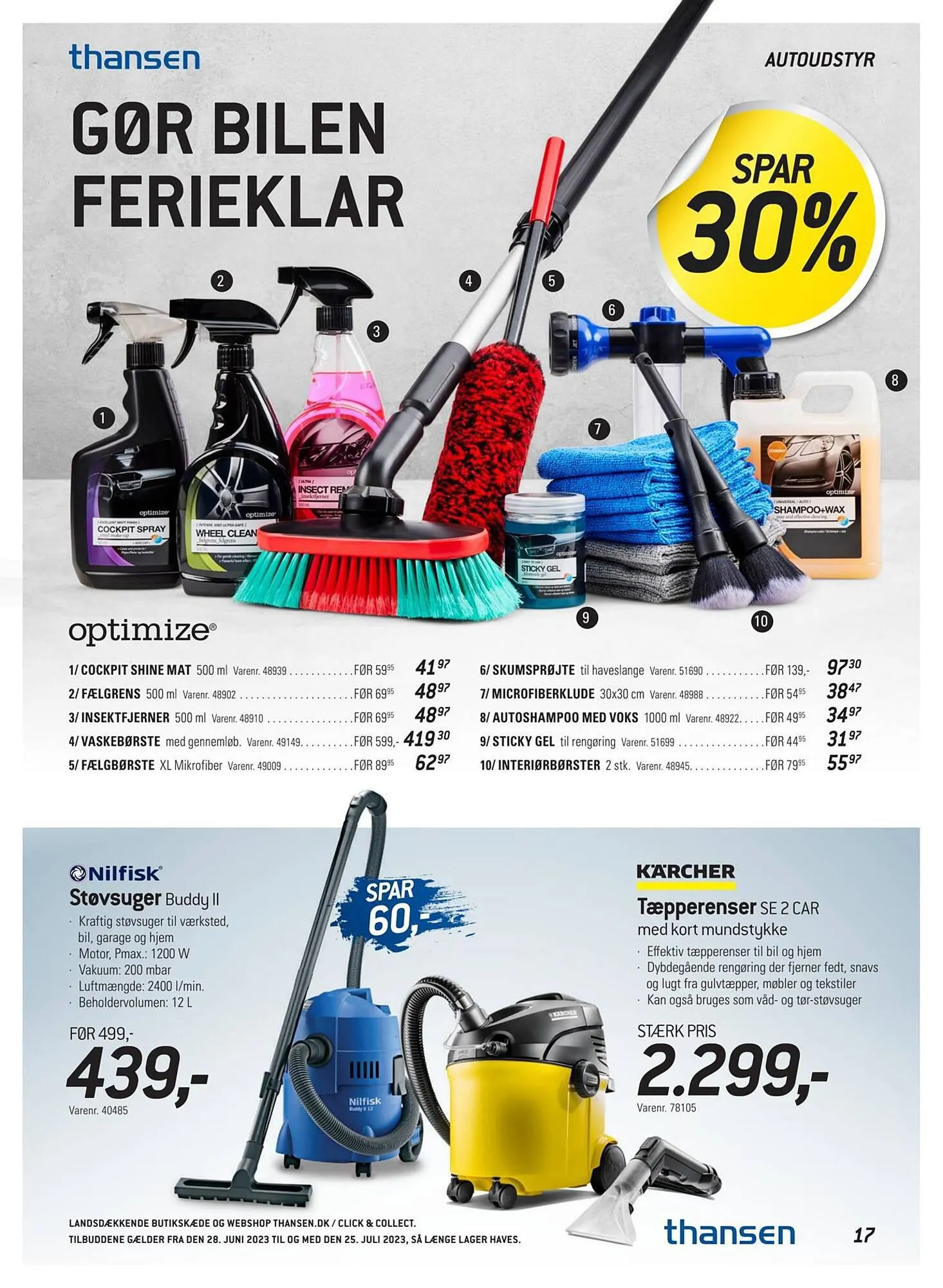 Thansen tilbudsavis Gyldig indtil 27. juni - 25. juli 2023 - tilbudsavis side 17