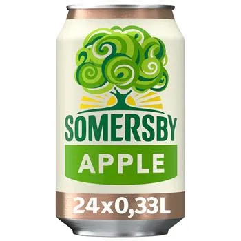 Somersby Apple - æblecider 4,5%, 24x33cl. dåse