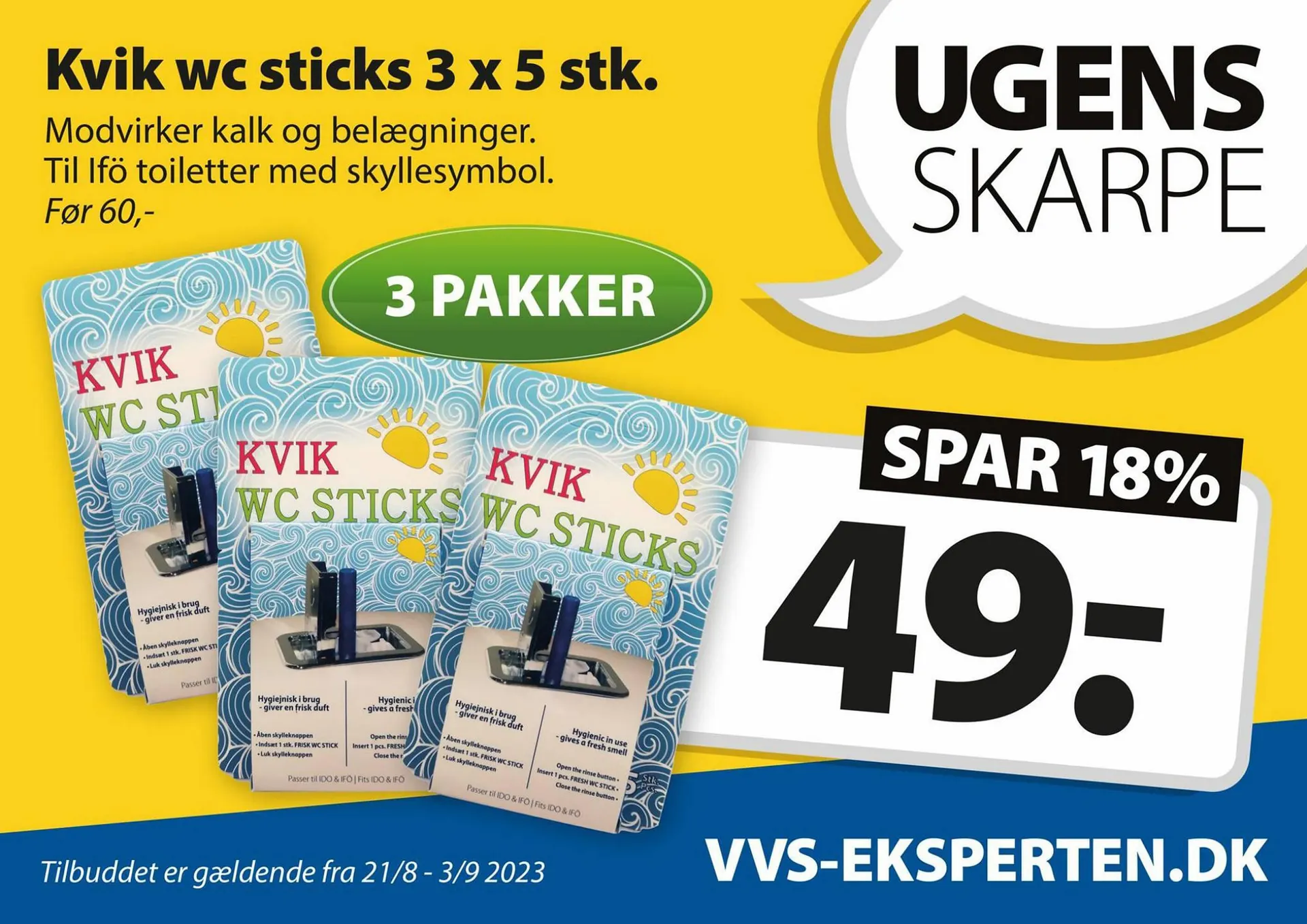 VVS Eksperten tilbudsavis Gyldig indtil 28. august - 3. september 2023 - tilbudsavis side 4