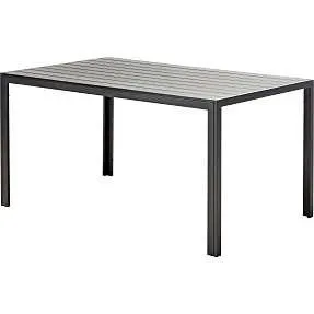 Carlton havebord 150 cm firkantet - sort