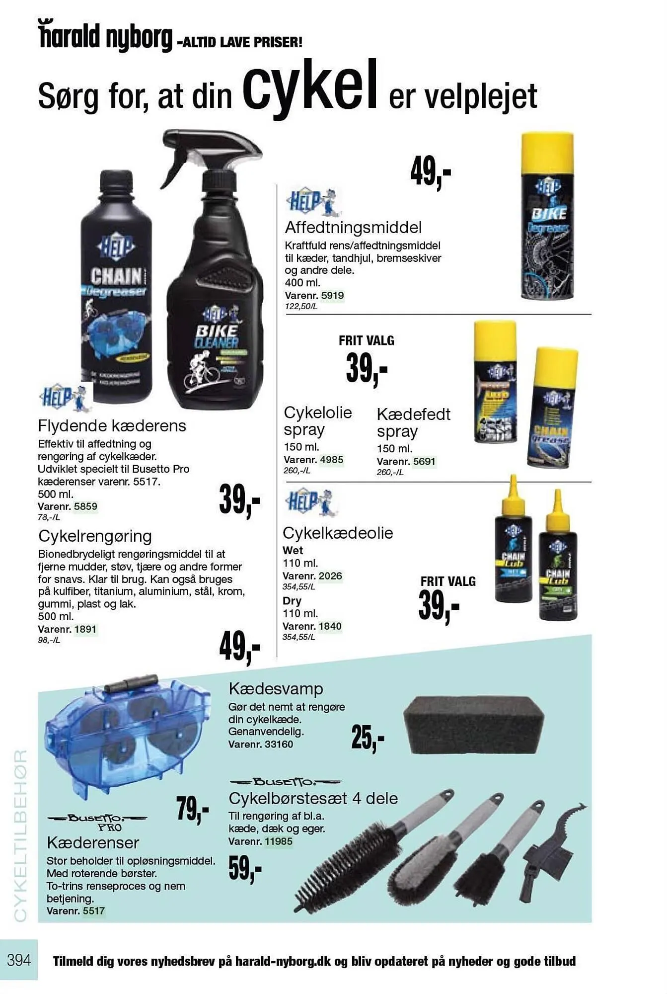 Harald Nyborg tilbudsavis Gyldig indtil 16. februar - 31. december 2023 - tilbudsavis side 394