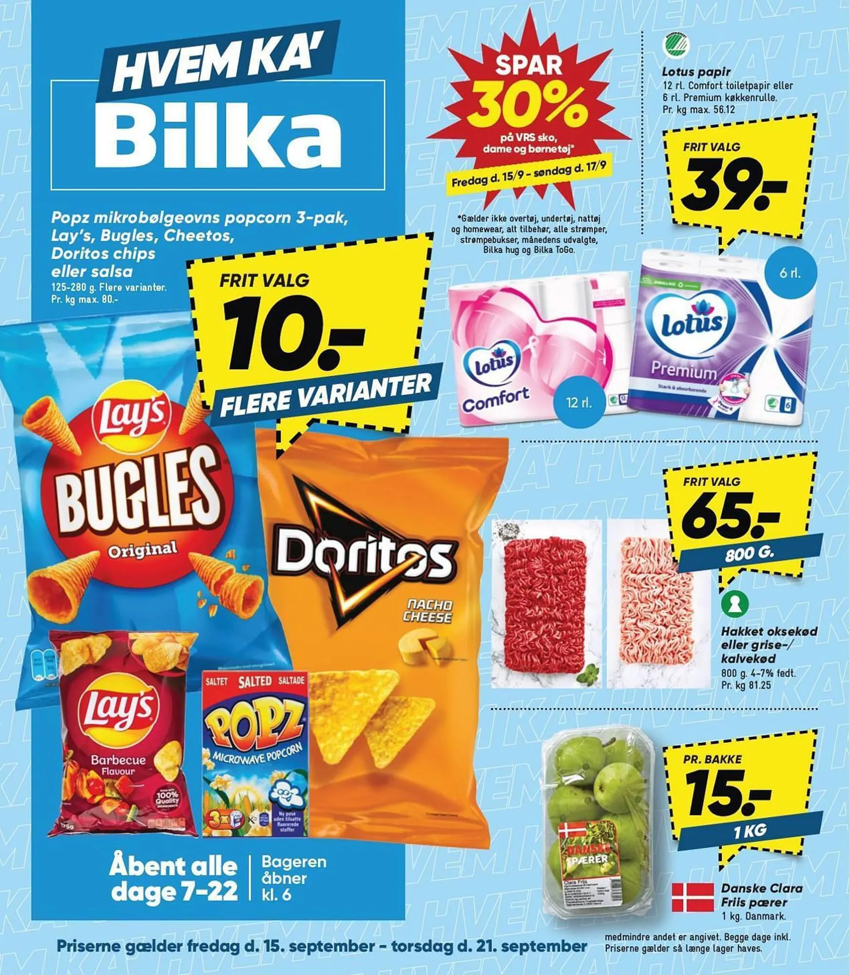 Bilka tilbudsavis Gyldig indtil 15. september - 21. september 2023 - tilbudsavis side 1
