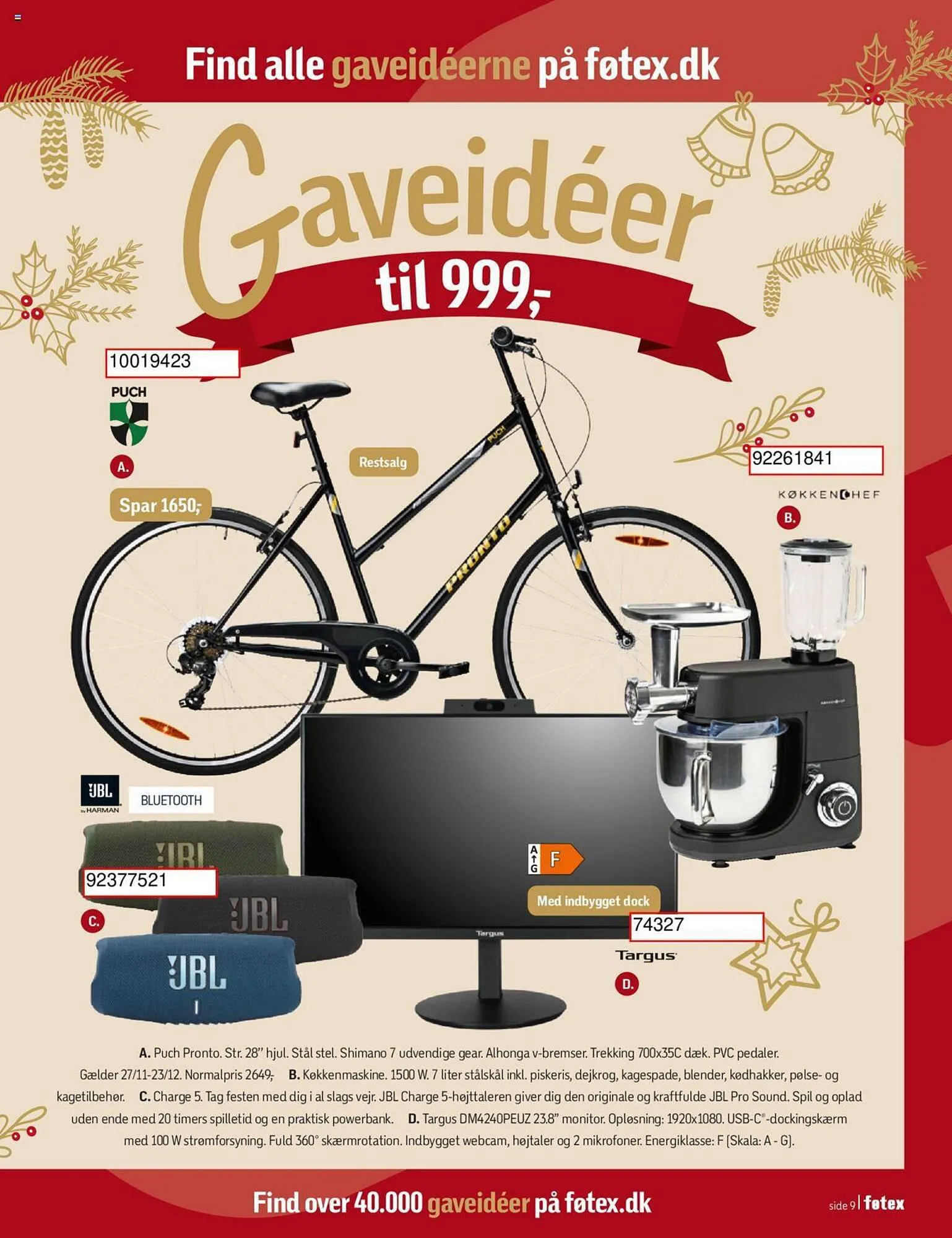 Føtex tilbudsavis Gyldig indtil 27. november - 23. december 2023 - tilbudsavis side 9