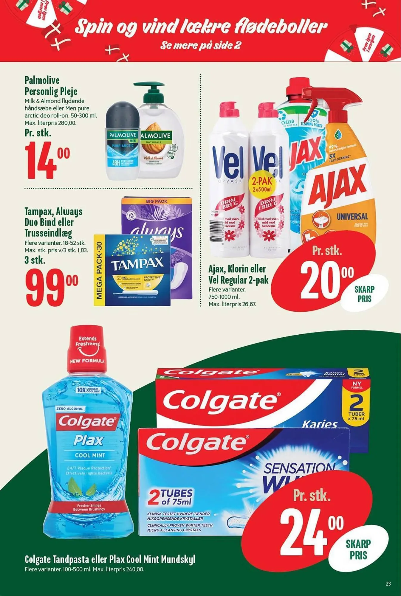 Min Købmand tilbudsavis Gyldig indtil 26. august - 1. september 2023 - tilbudsavis side 23