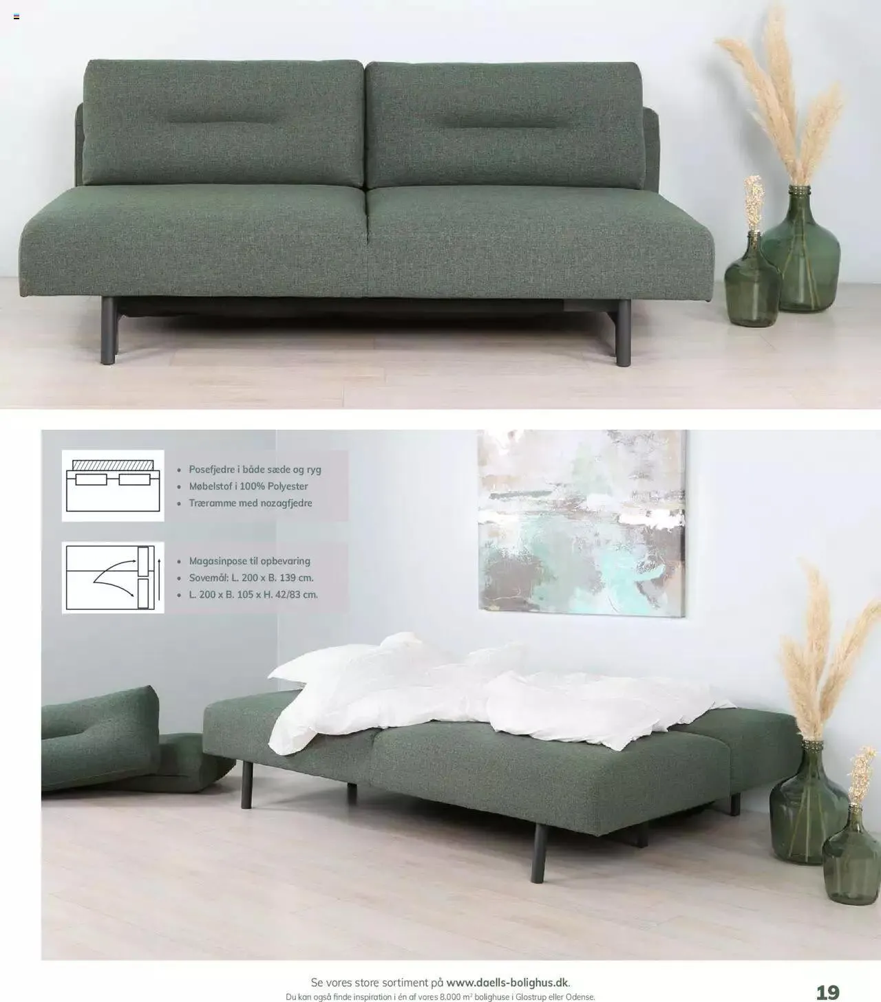 Daells Bolighus - Sovesofakatalog Gyldig indtil 25. april - 31. december 2023 - tilbudsavis side 19