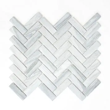 Mosaik sildeben keramik grå marmor-look 27,5x31,8 cm