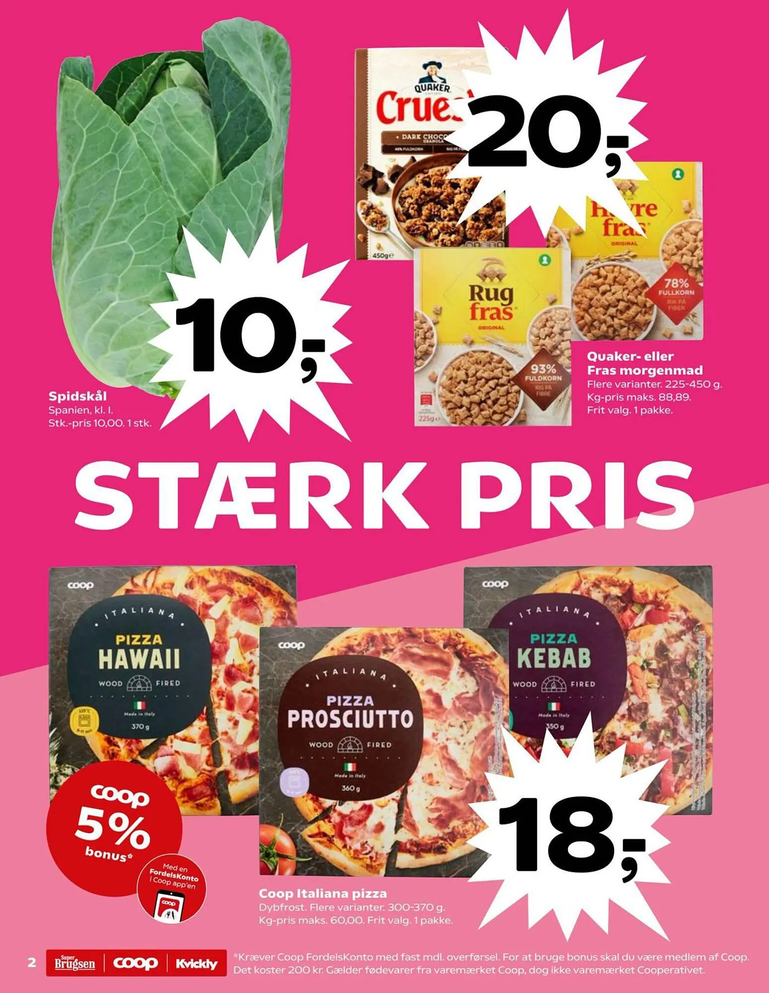 SuperBrugsen tilbudsavis Gyldig indtil 11. april - 18. april 2024 - tilbudsavis side 2