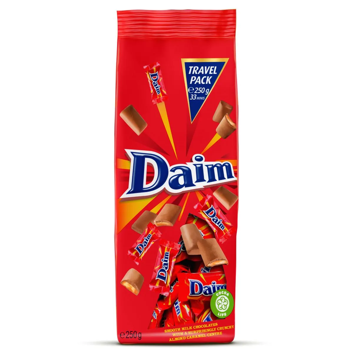 Daim Smooth Milk Chocolates with a Surprisingly Crunchy Almond Caramel Centre