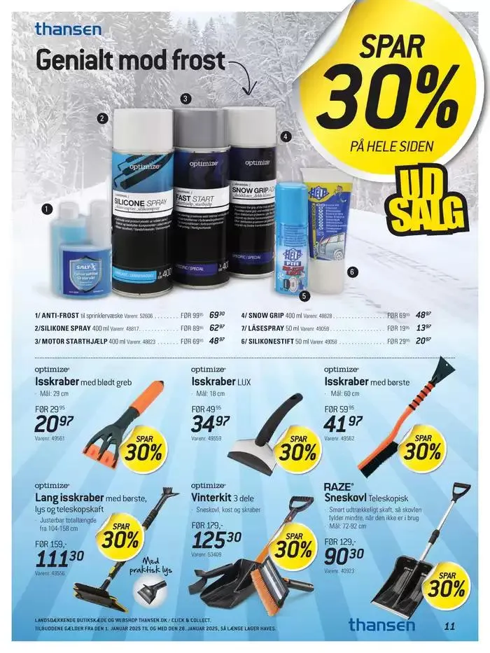 Aktuell kundeavis Thansen Gyldig indtil 1. januar - 28. januar 2025 - tilbudsavis side 11