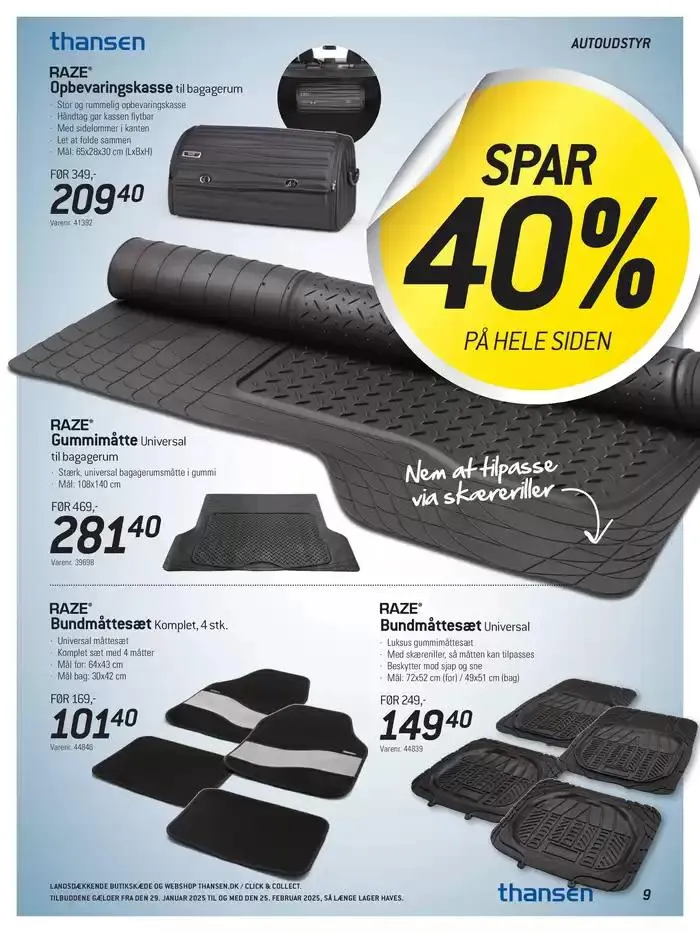 Aktuell kundeavis Thansen Gyldig indtil 29. januar - 25. februar 2025 - tilbudsavis side 9