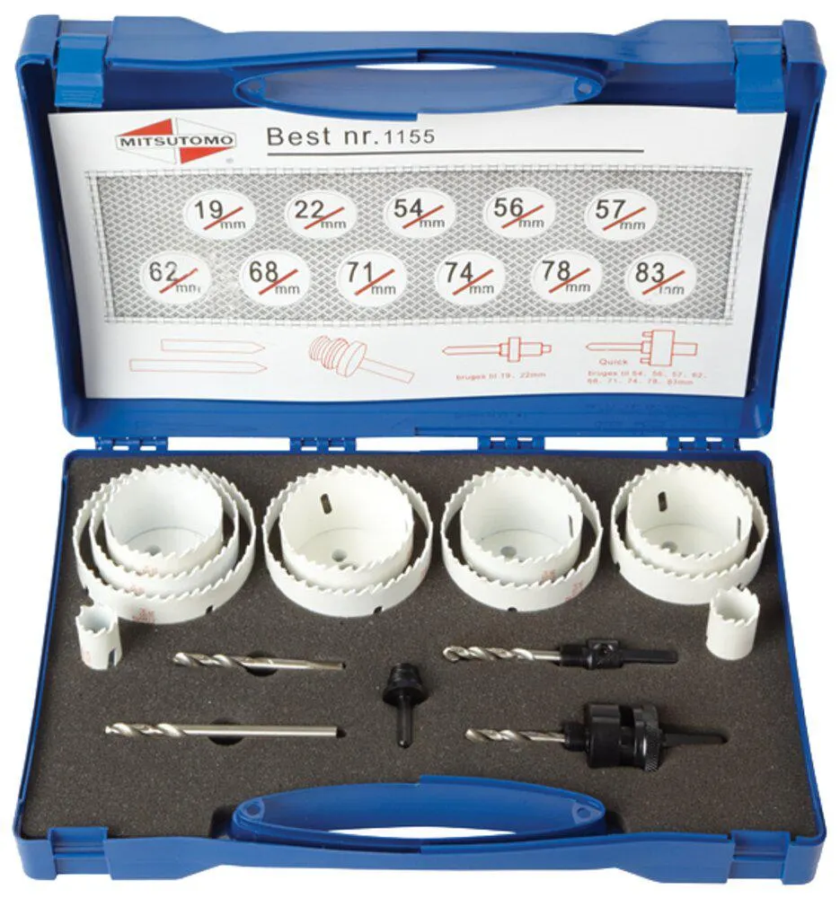 Mitsutomo Hulsavsæt 17 dele