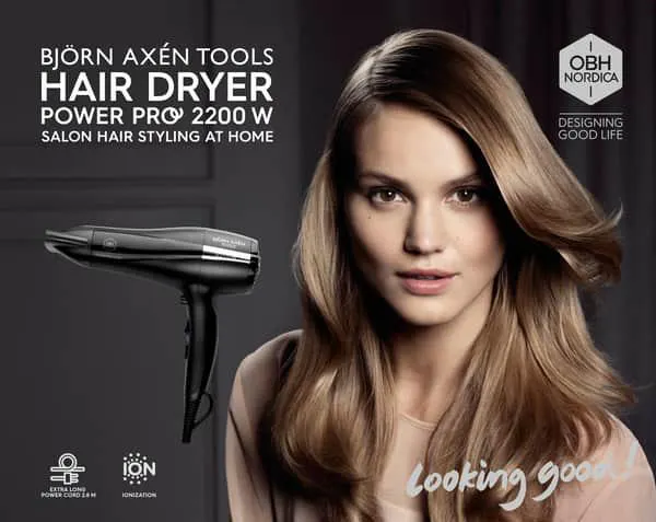 OBH Nordica Björn Axén Tools Hårtørrer