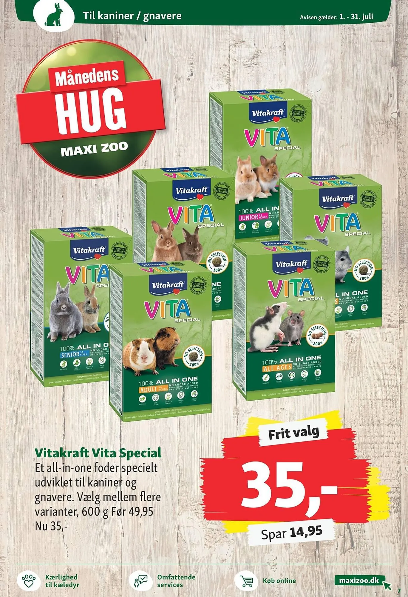 Maxi Zoo tilbudsavis Gyldig indtil 1. juli - 31. juli 2023 - tilbudsavis side 7