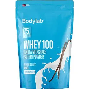 Proteinpulver m. vaniljesmag u. tilsat sukker
