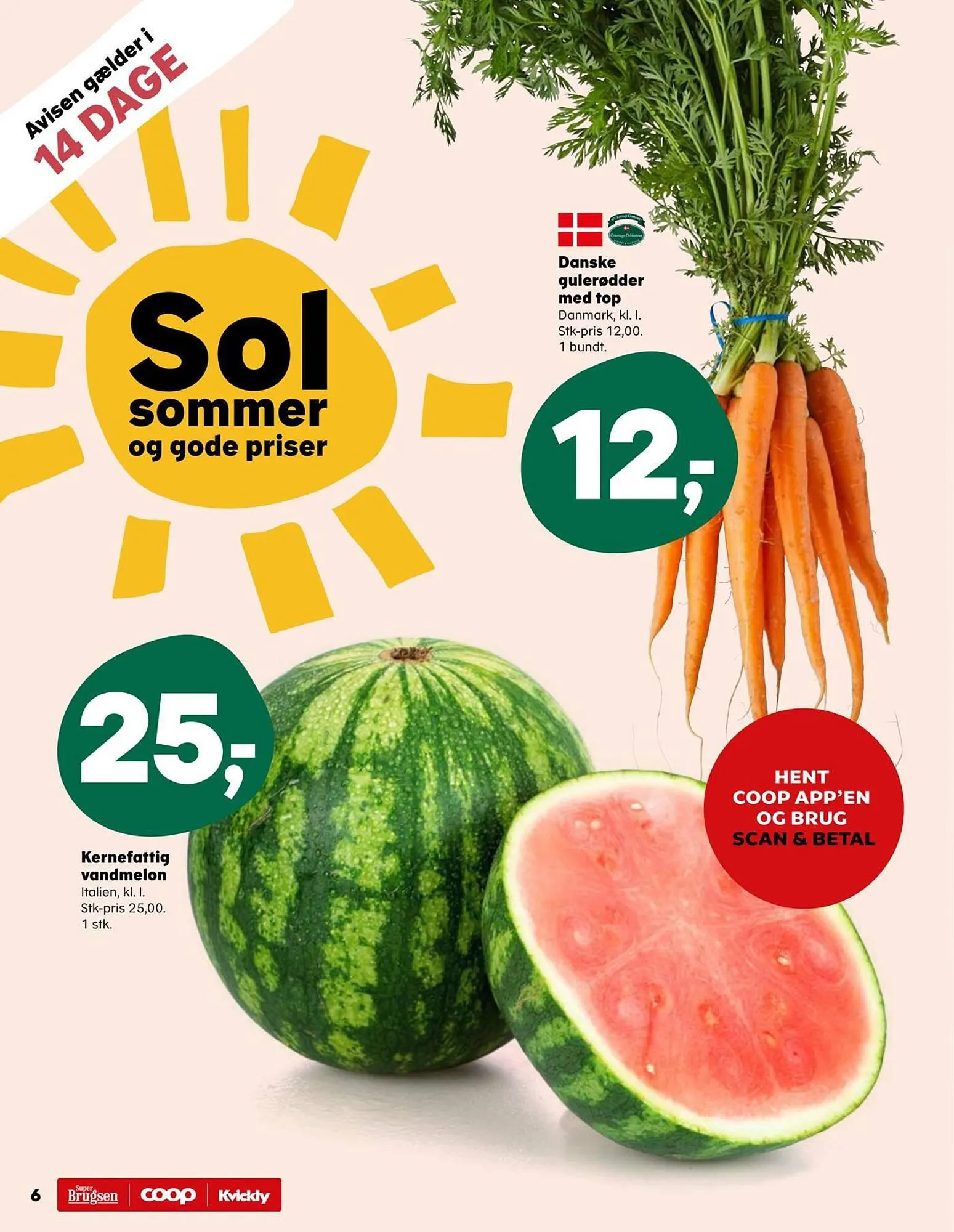 SuperBrugsen tilbudsavis Gyldig indtil 20. juli - 3. august 2023 - tilbudsavis side 6